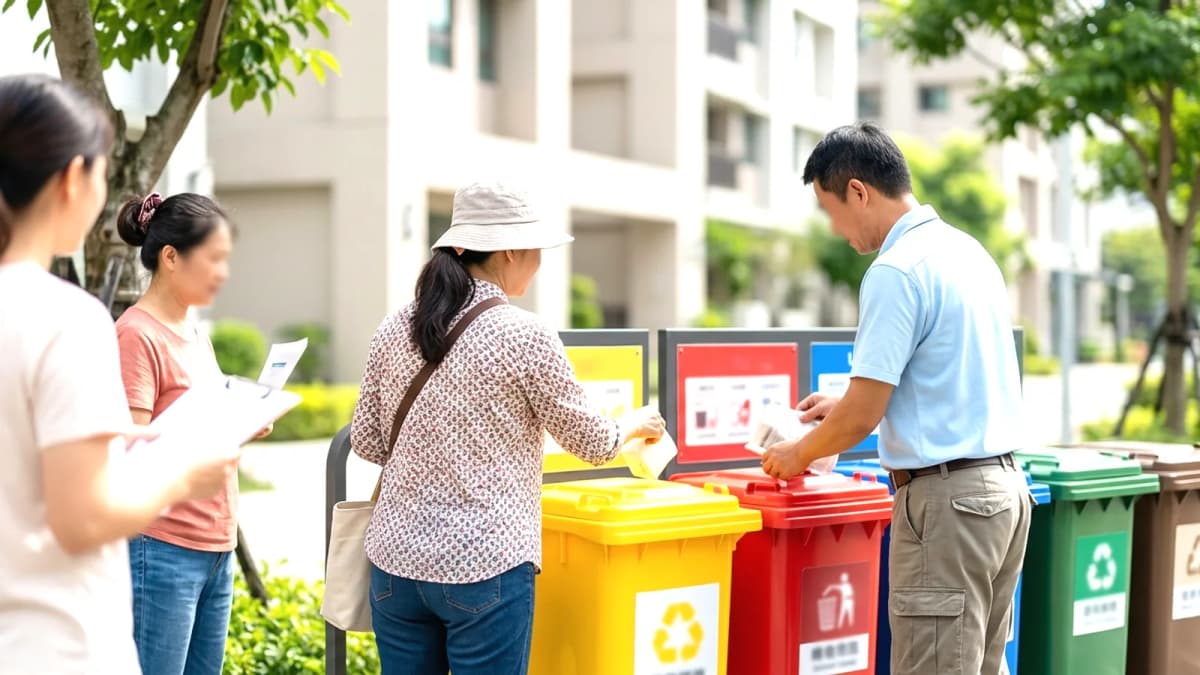 Mẹo phân loại rác đúng cách tại Đài Loan