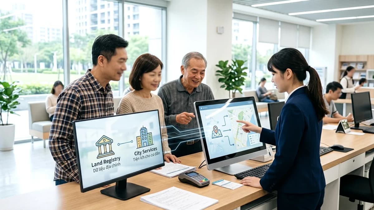 Nantou và Đài Trung: Hợp tác liên kết dữ liệu địa chính, tiện ích cho cư dân