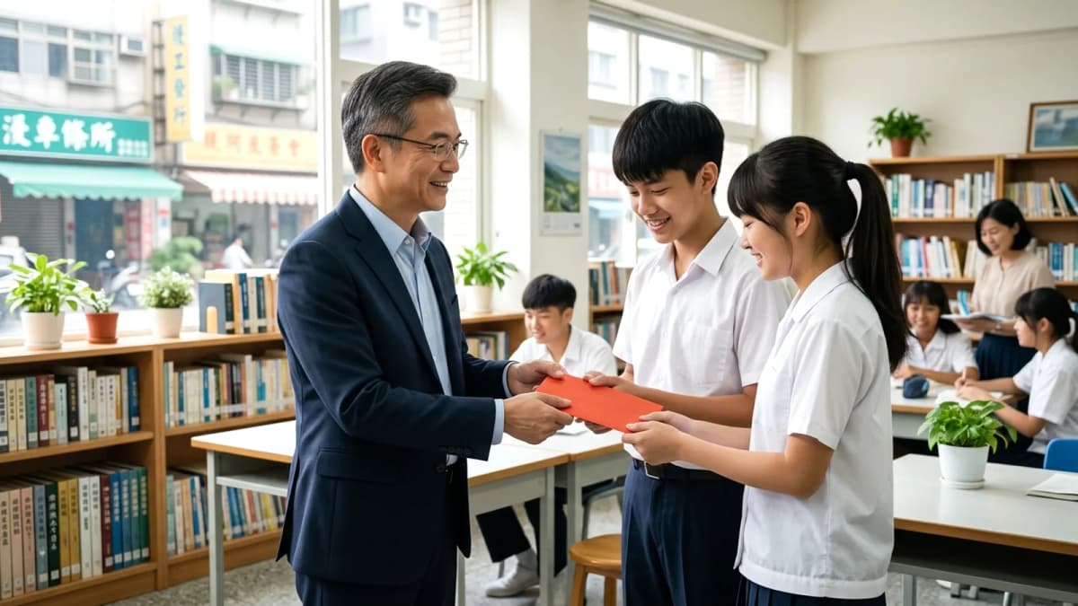 Quỹ Giáo dục Linkou có chủ tịch mới: Doanh nhân ủng hộ hàng triệu Đài tệ cho học sinh yếu thế