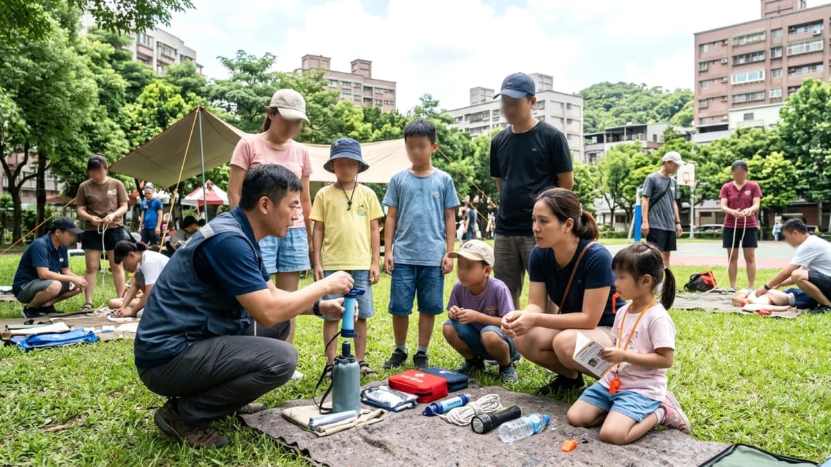 Trại hè phòng chống thiên tai tại Tân Bắc: Nâng cao ý thức cộng đồng