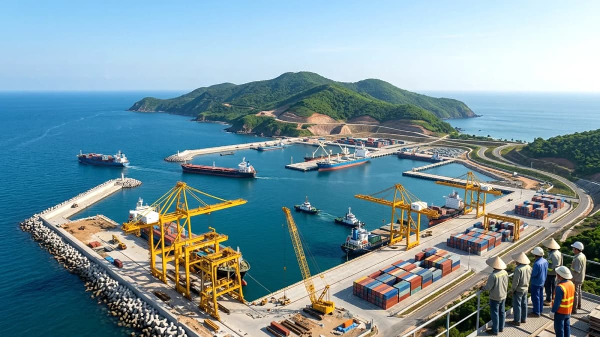 Việt Nam đầu tư cảng nước sâu Hòn Khoai: Nâng tầm vị thế chiến lược tại Biển Đông